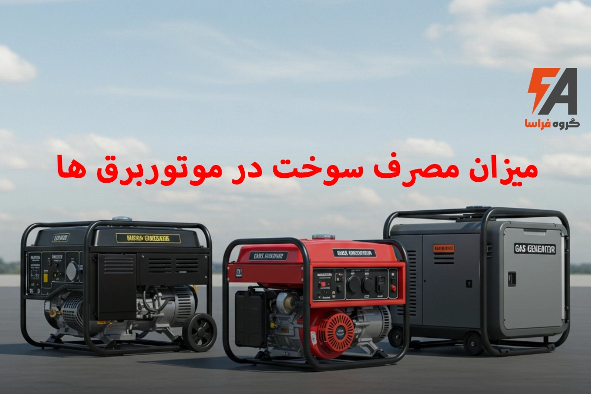 میزان مصرف سوخت در موتور برق ها