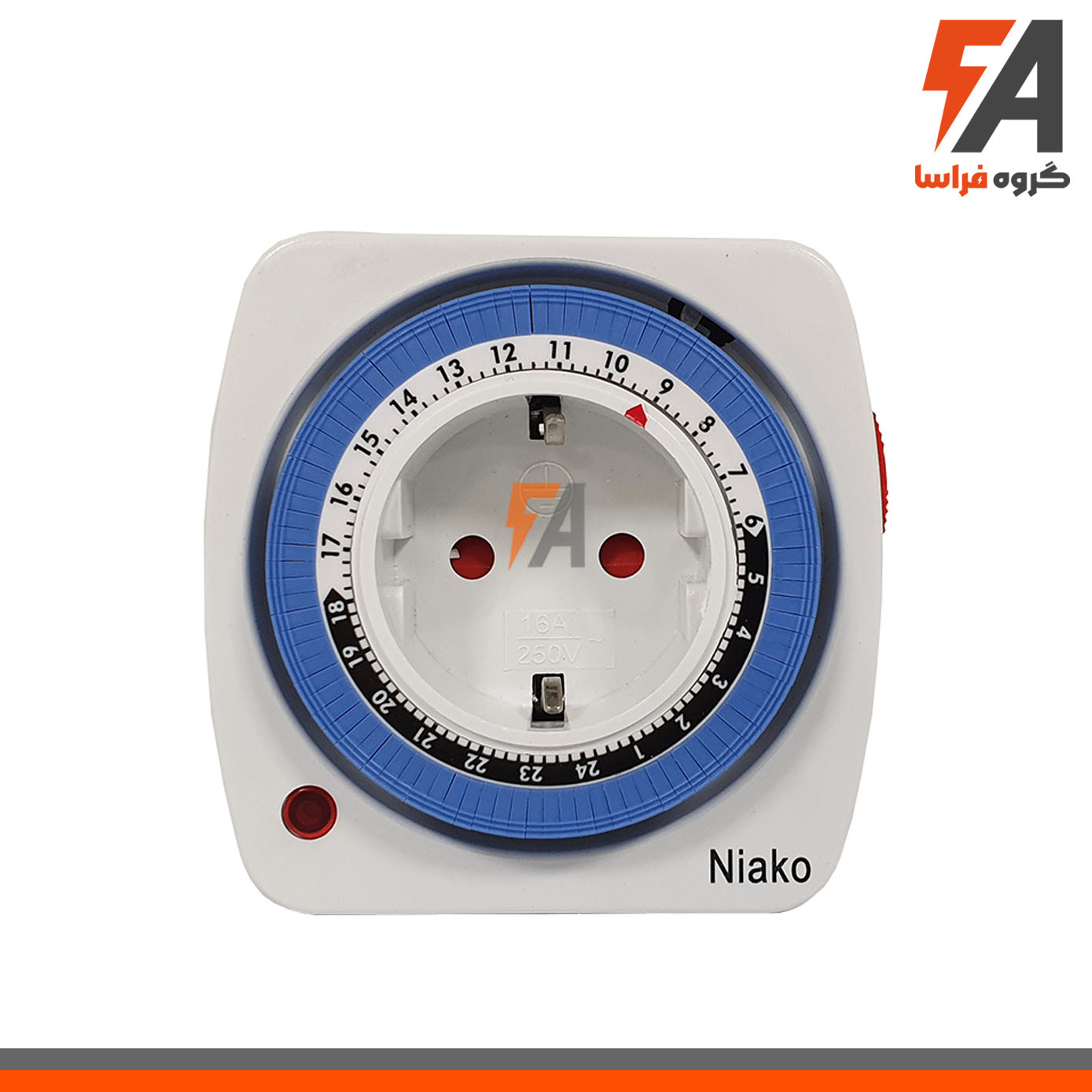 تایمر پریز دار 24 ساعته آنالوگ نیاکو مدل TG-28A