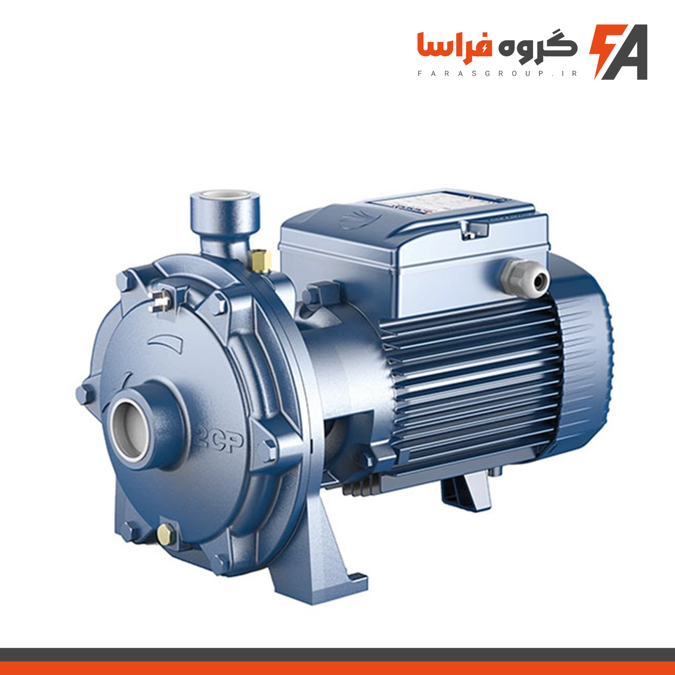پمپ آب 2 اسب دو پروانه تک فاز پدرولو مدل 2CPm25/14A