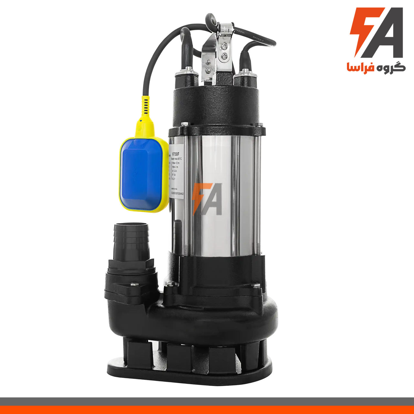 لجنکش 12 متری 2 اینچ فلوتردار ایدرو مدل V750F